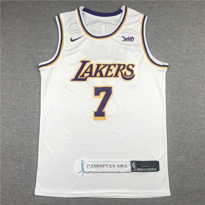 Camiseta Los Angeles Lakers Carmelo Anthony NO 7 Association 2021 Blanco